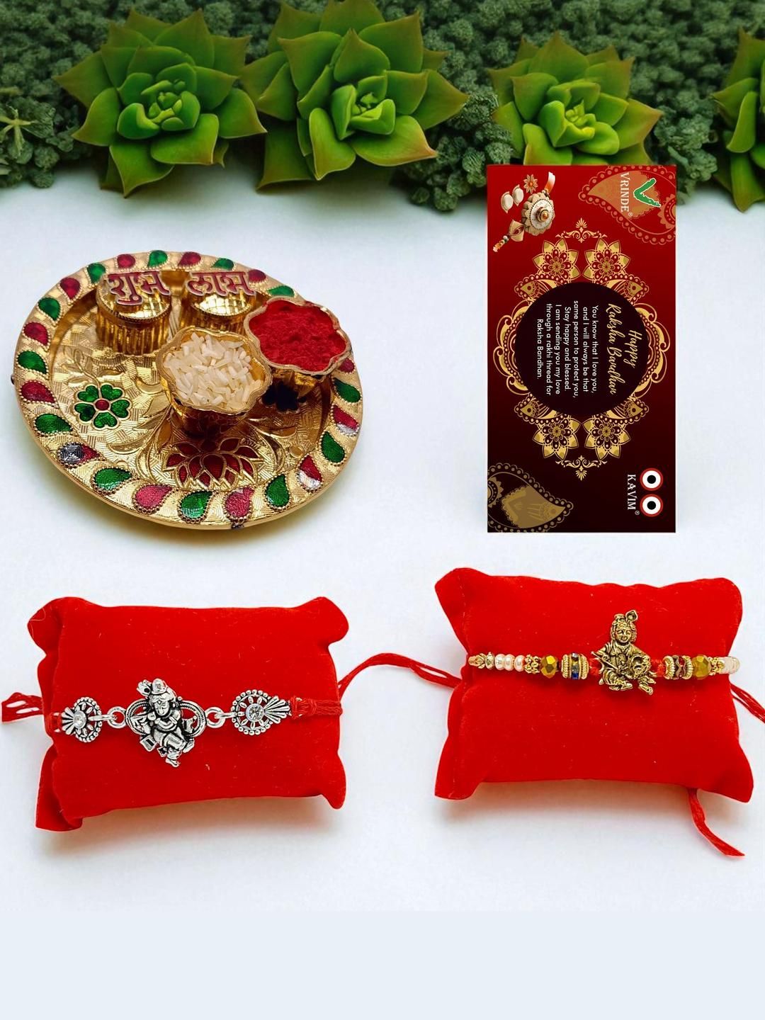 Vrinde 3Pcs Wraparound Rakhis-picture-20