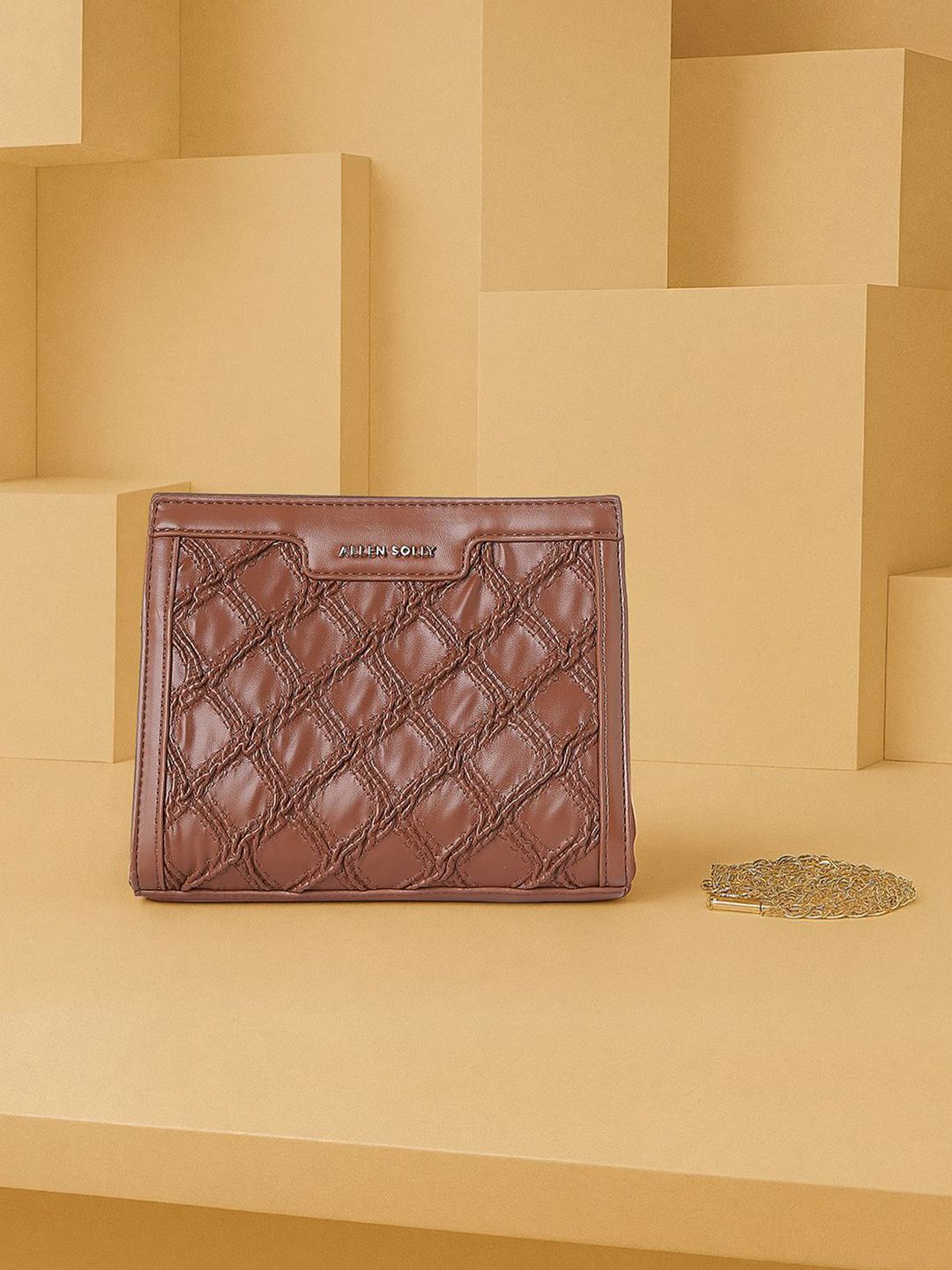 Allen Solly Woman Textured Crossbody Sling Bag-picture-25