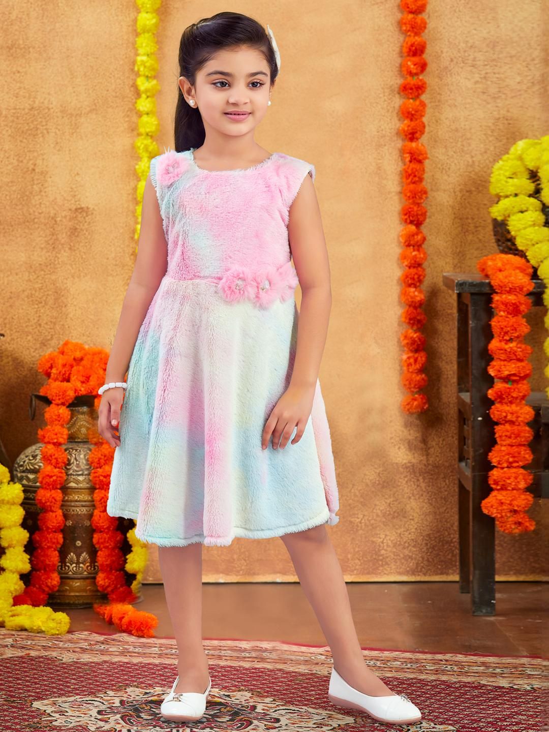 Sangria Girls Pure Wool Dresses-picture-15