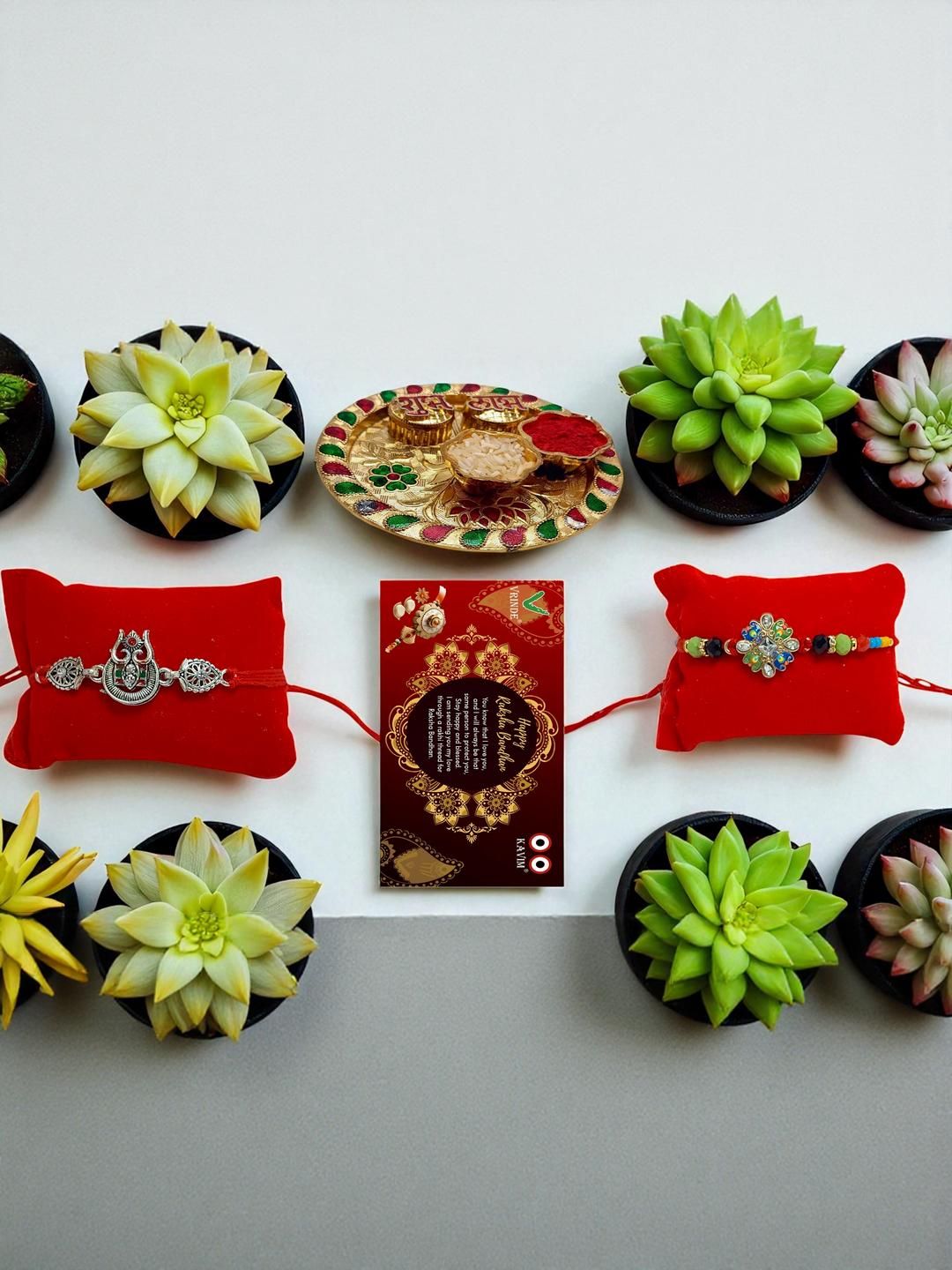 Vrinde 3Pcs Wraparound Rakhis-picture-28
