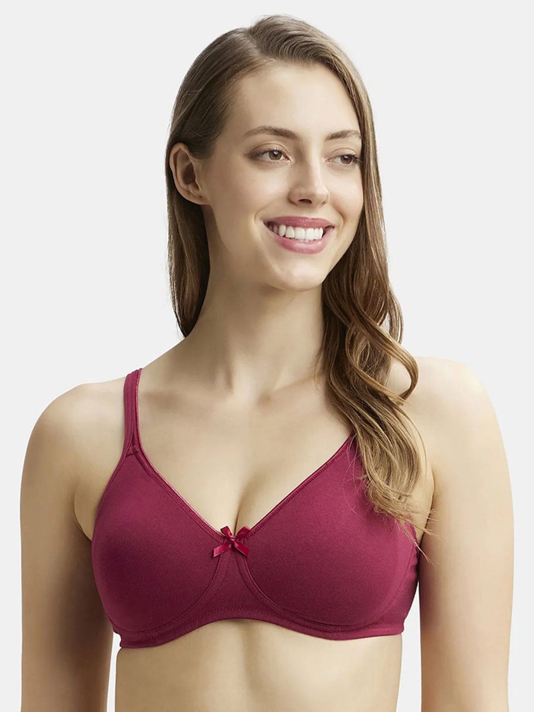 Jockey Wirefree Non Padded Super Combed Cotton Stretch Medium Coverage Everyday Bra-1722-image-39