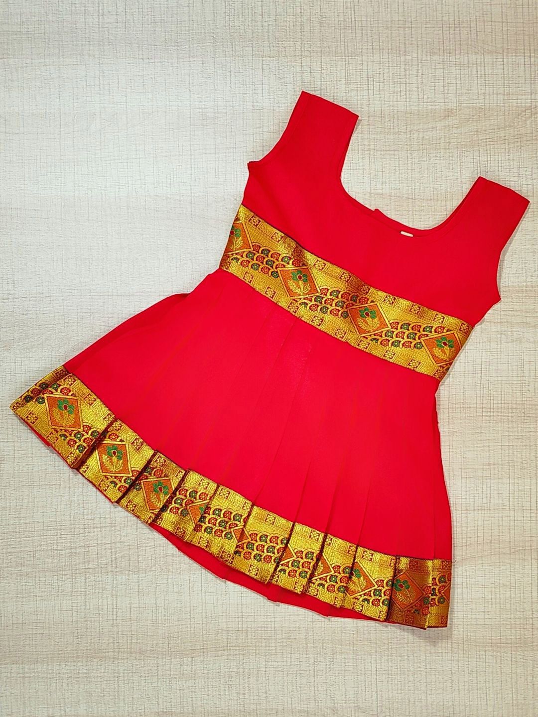 Sethukrishna Infant Girls SilkFit & Flared Ethnic Dress-picture-32