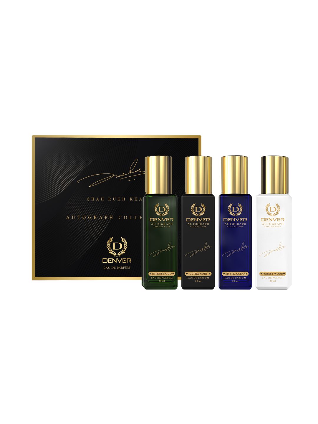 Denver SRK Autograph Collection Set of 4 Eau De Parfum Gift Set - 20 ml each-image-2