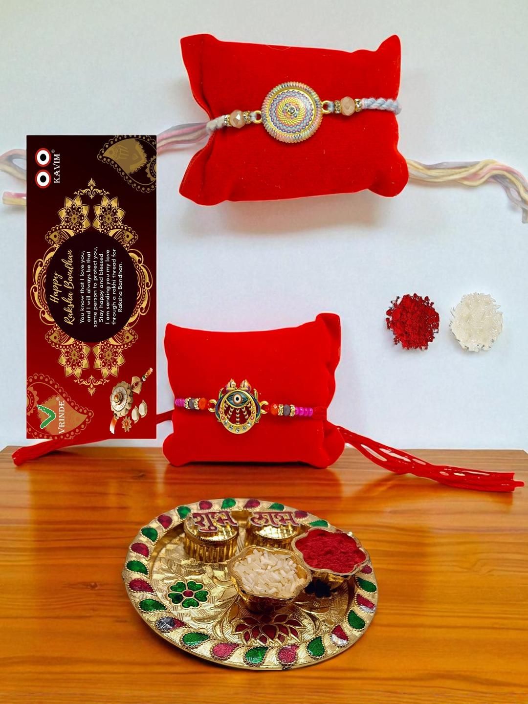 Vrinde 3Pcs Wraparound Rakhis-picture-24