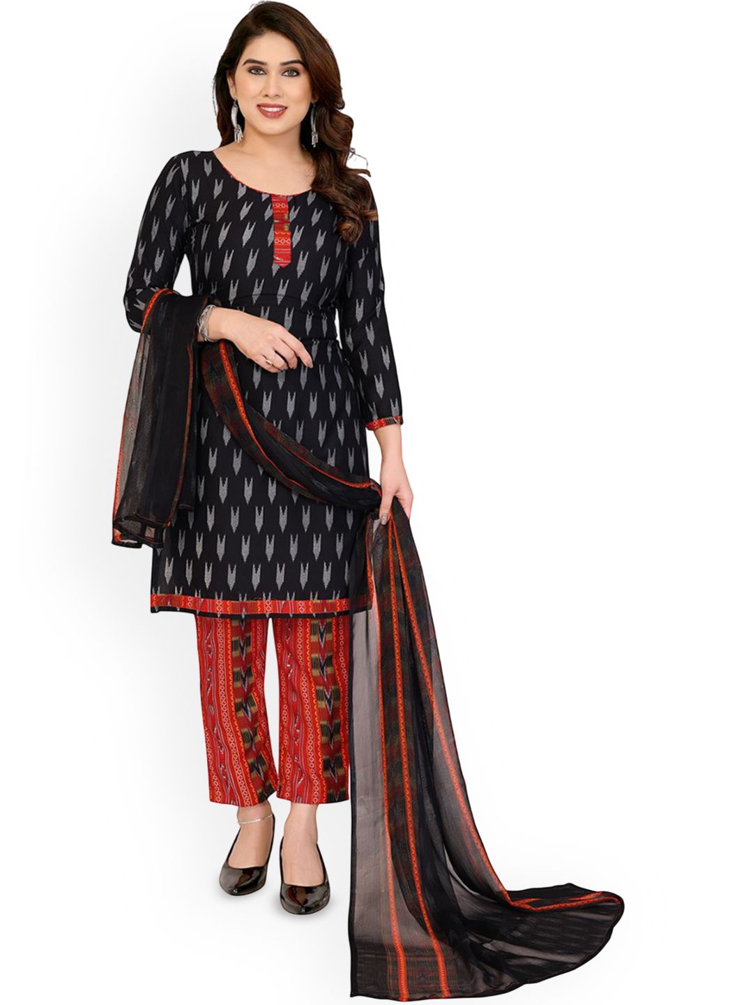 Moda Rapido Ethnic Motifs Printed Unstitched Dress Material-image-14