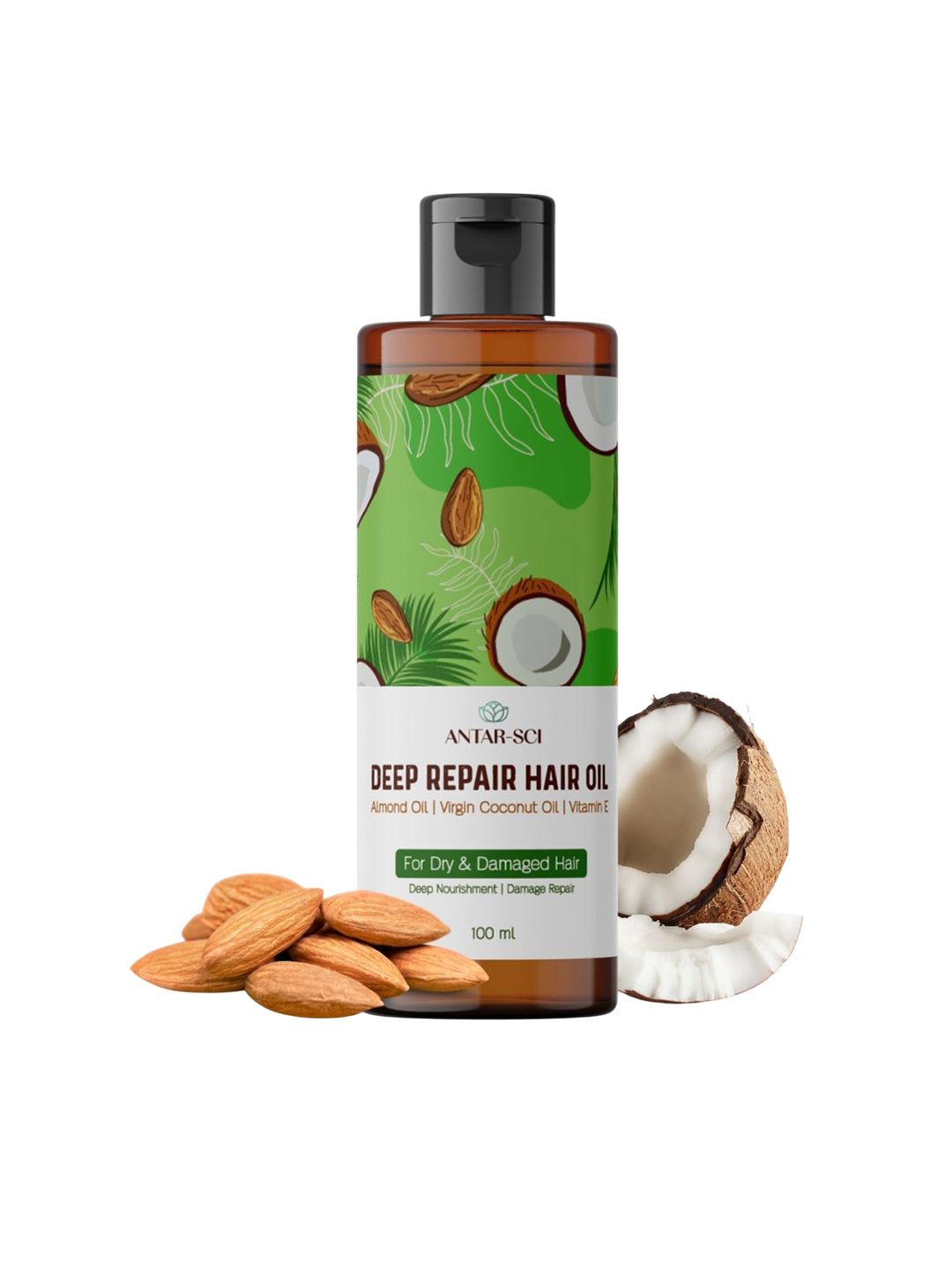 Antar-Sci Deep Repair Hair Oil With Almond & Coconut Oil- 100 ml-picture-29