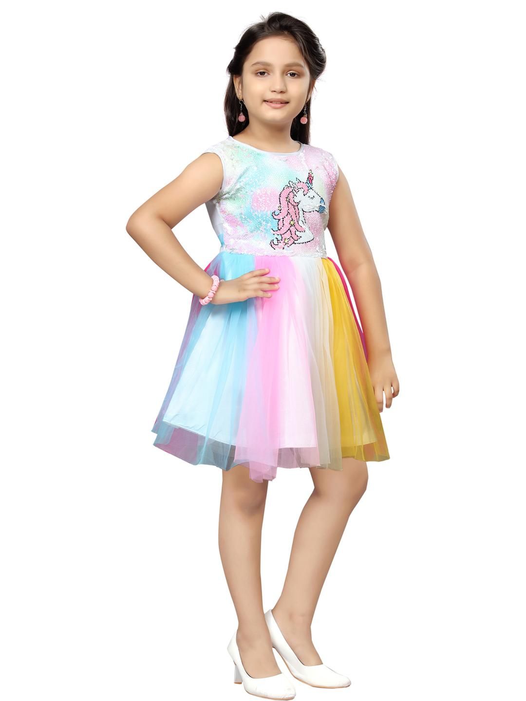 Sangria Girls Georgette Dresses-picture-26