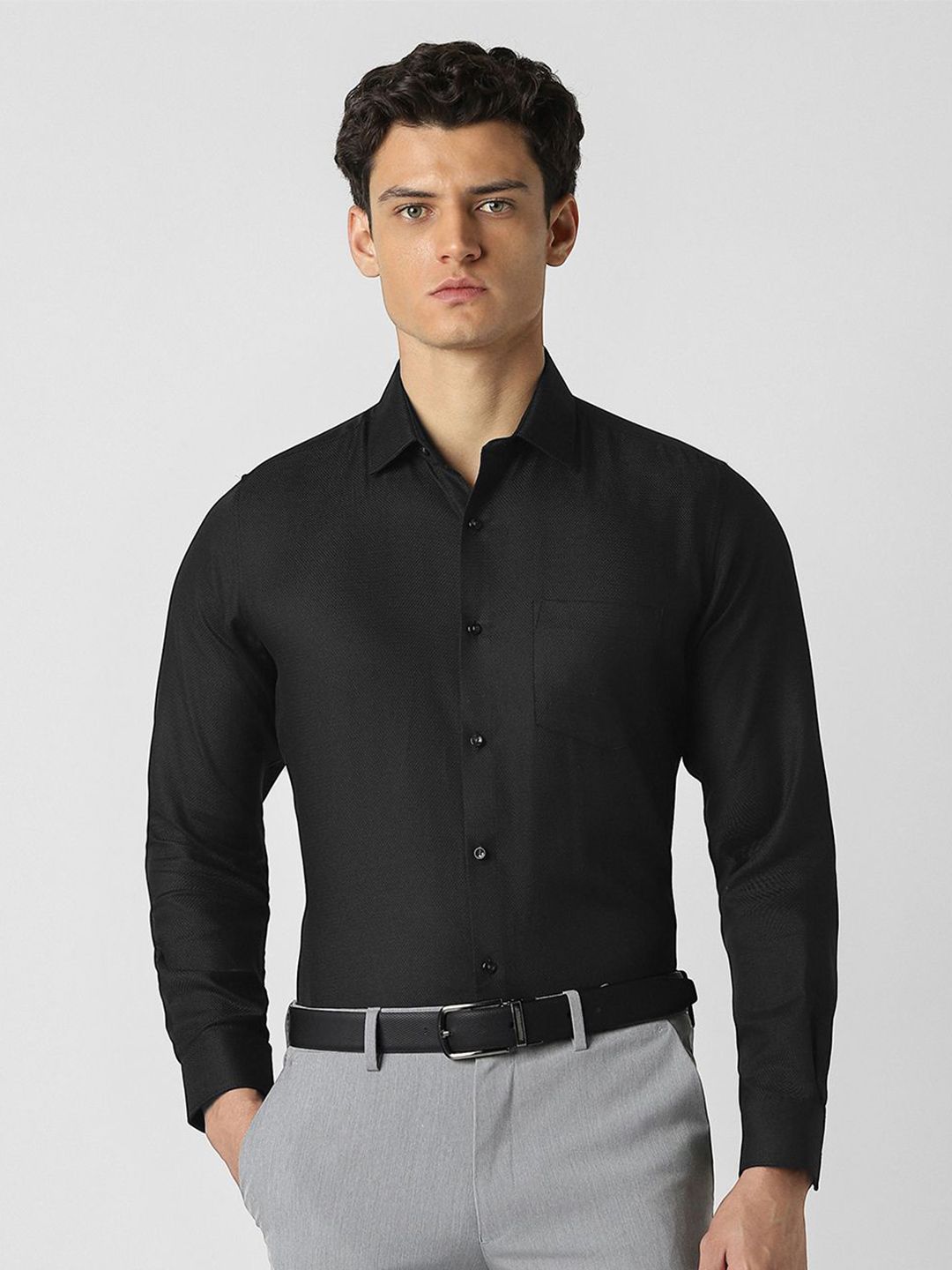 Van Heusen Spread Collar Pure Cotton Shirt-picture-22