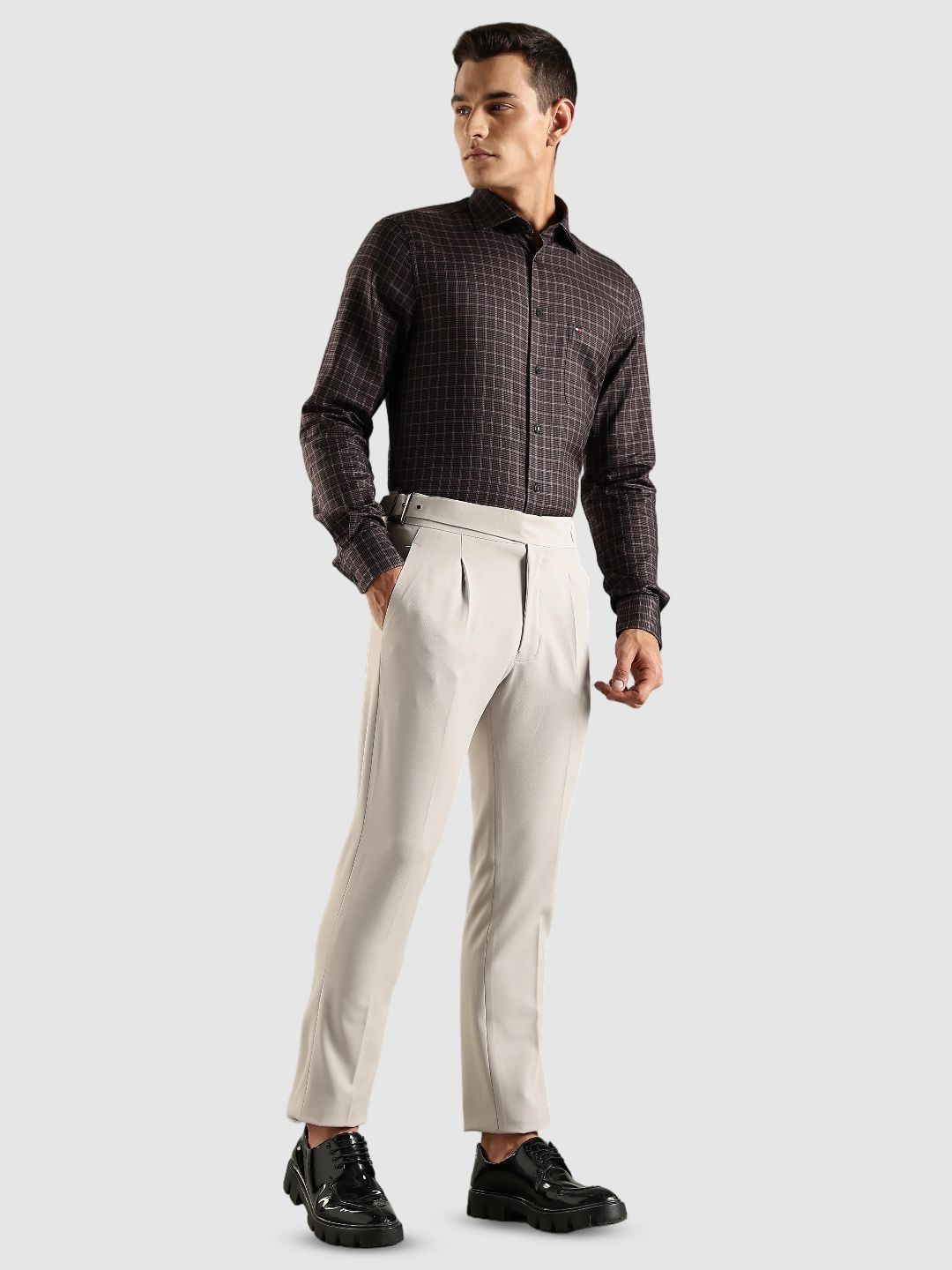 Tommy Hilfiger Other Checks Checked Spread Collar Cotton Shirt-picture-10