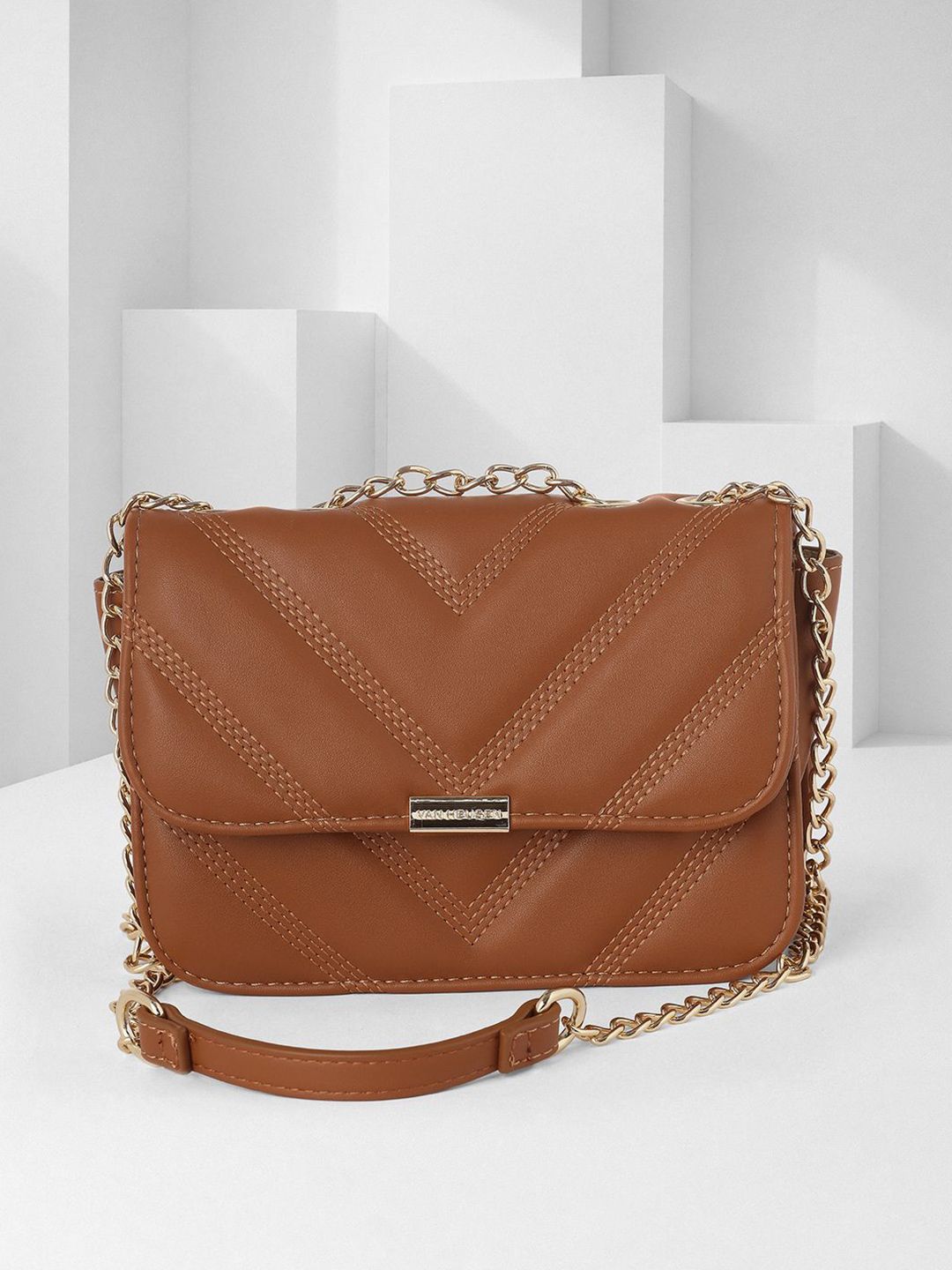 Van Heusen Woman Textured Crossbody Quilted Sling Bag-picture-31