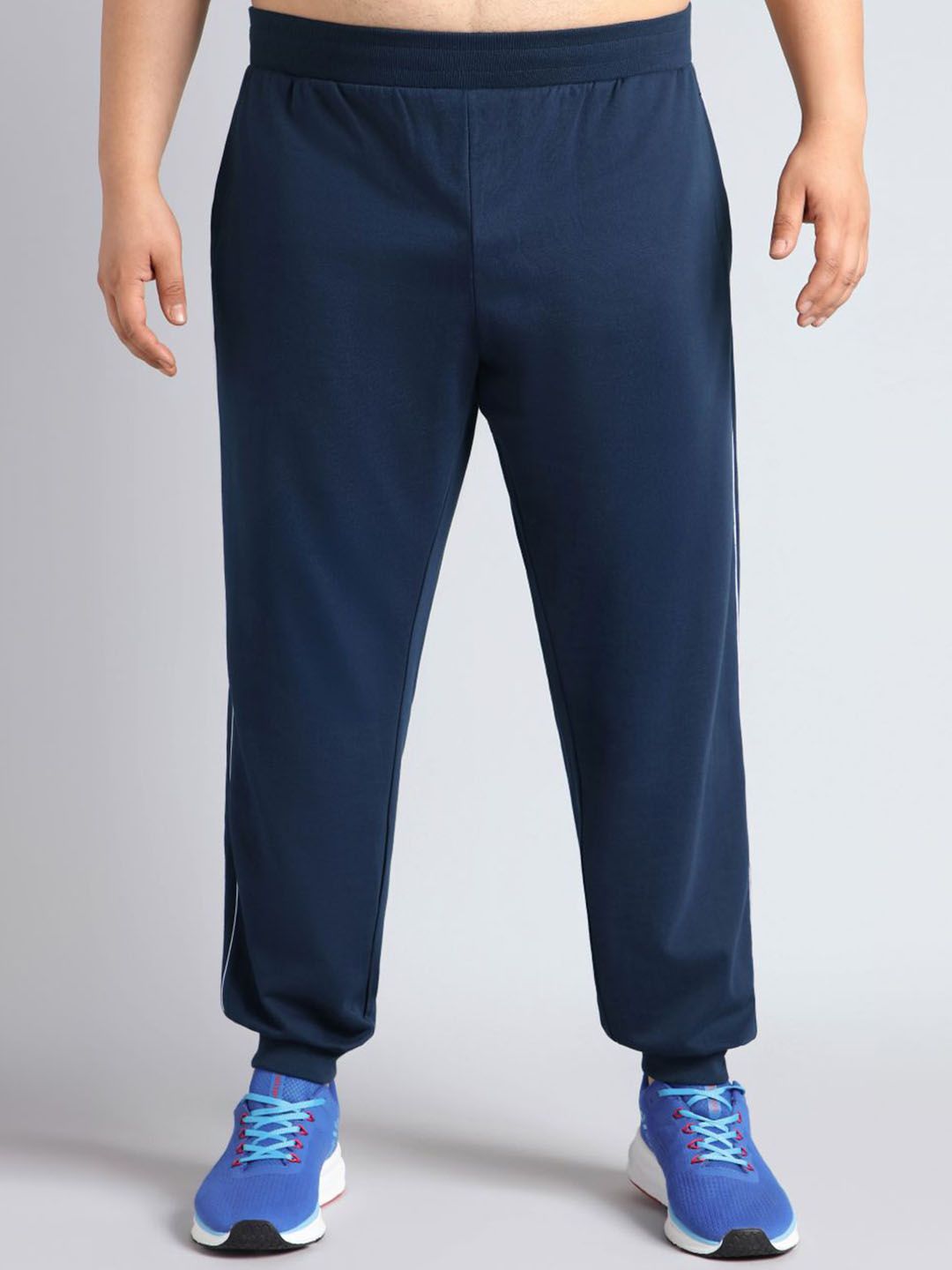 CULT Men Navy Level Up Plus Size Joggers-picture-42