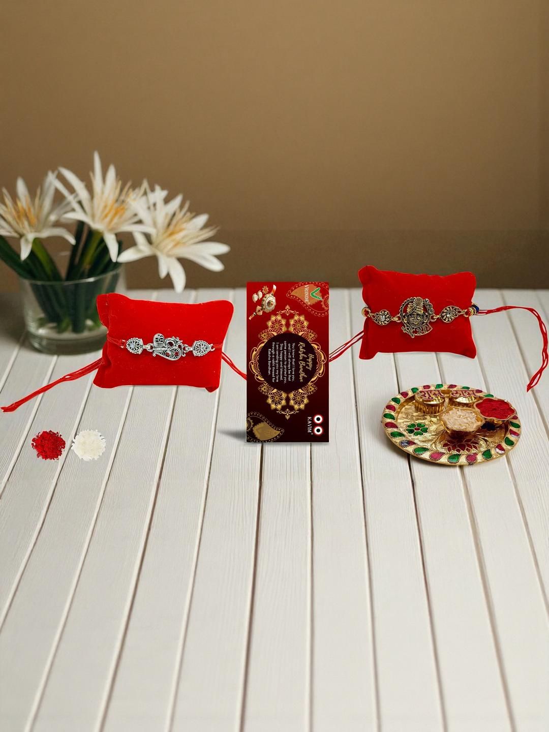 Vrinde 3Pcs Wraparound Rakhis-picture-27