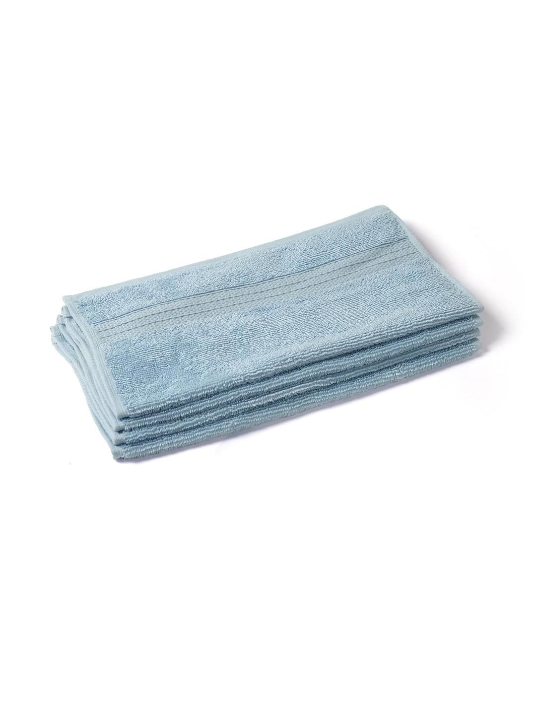 Feather & Spun Organic Cotton Face Towel - Pack of 4-image-11