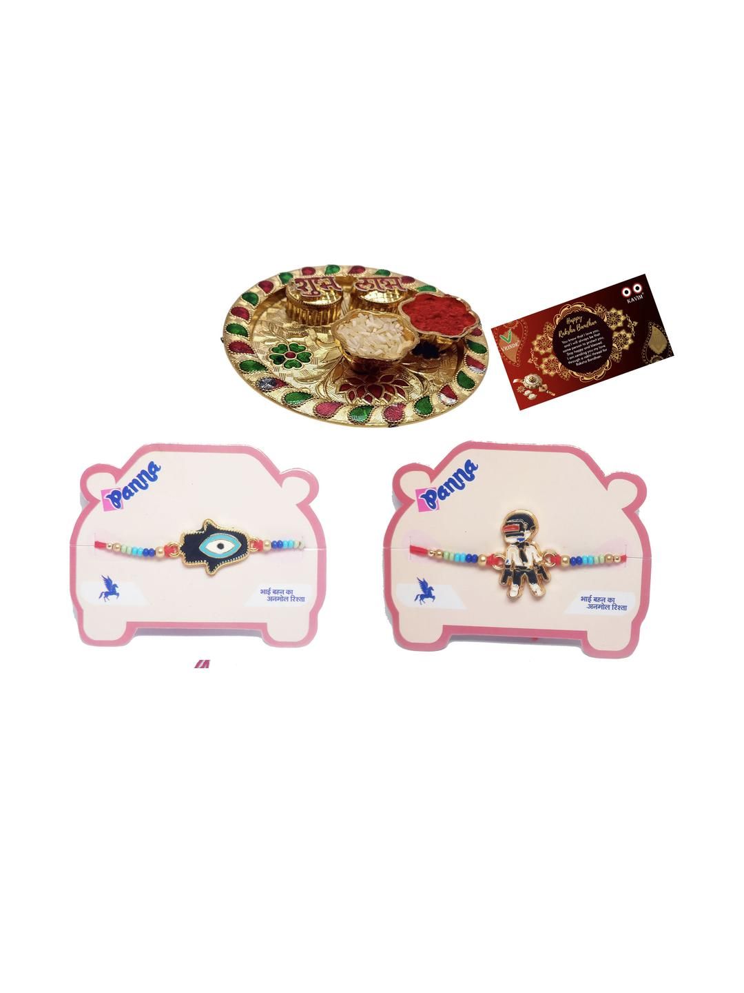 Vrinde 3Pcs Wraparound Rakhis-picture-35