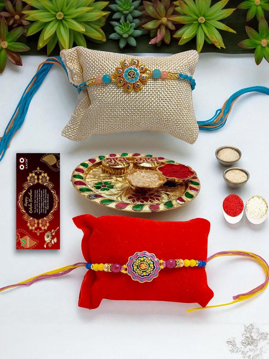 Vrinde 3Pcs Wraparound Rakhis-picture-23