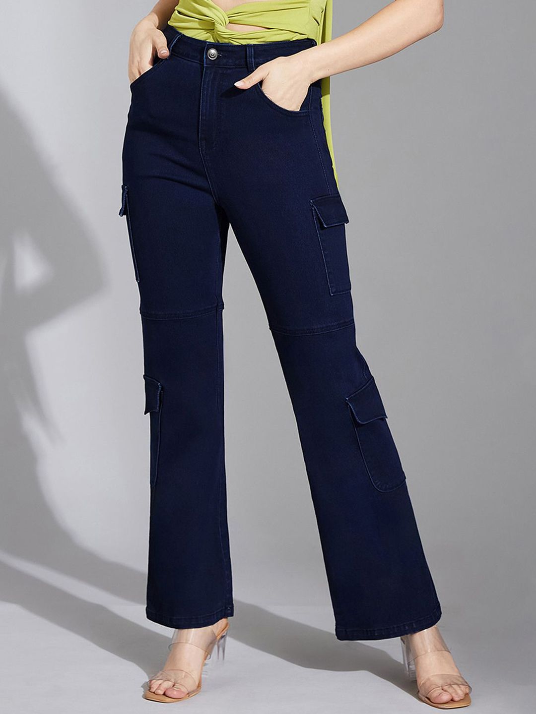 Life With Pockets Women Wide Leg High-Rise Stretchable Jeans-picture-46