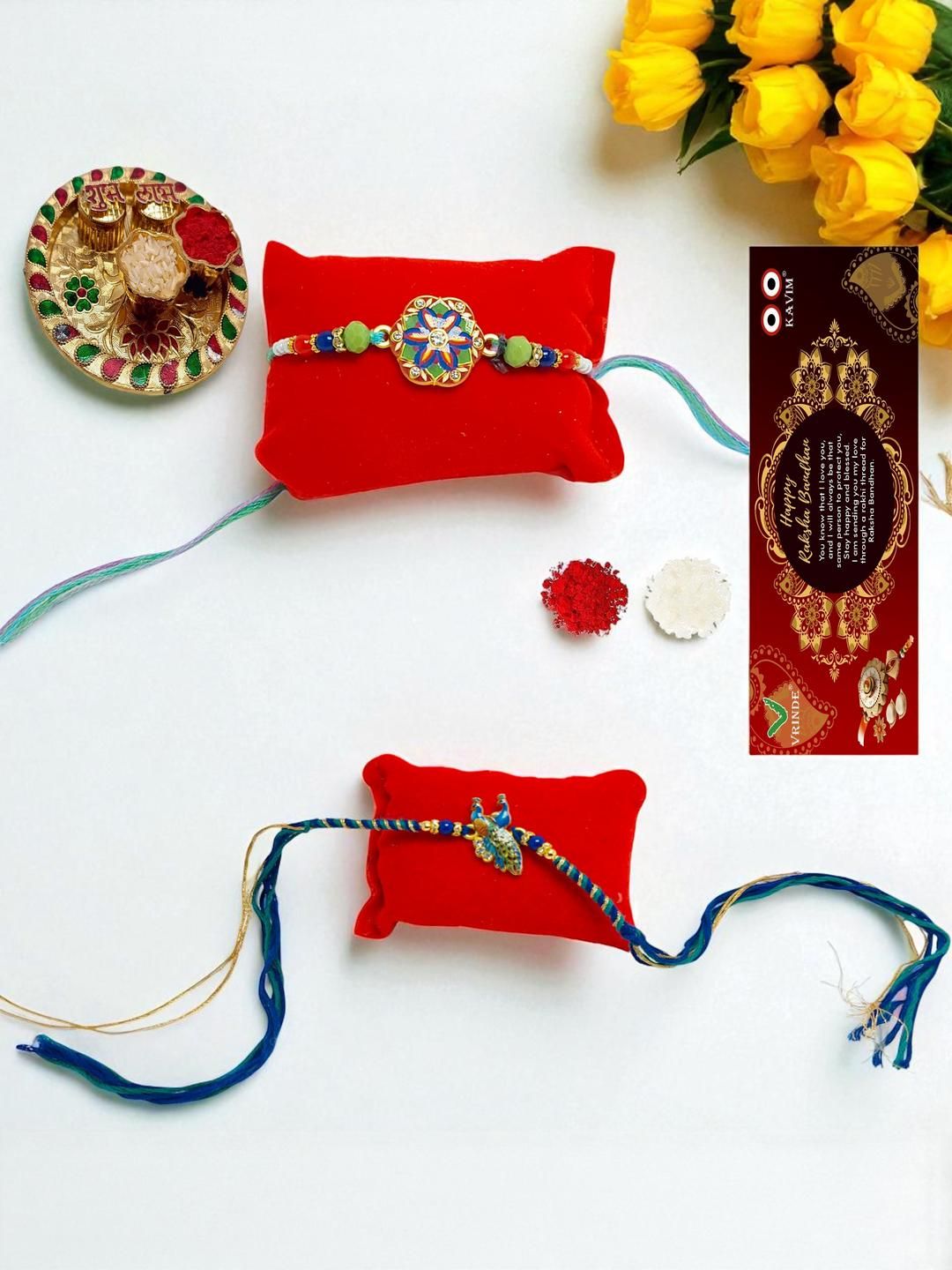Vrinde 3Pcs Wraparound Rakhis-picture-25