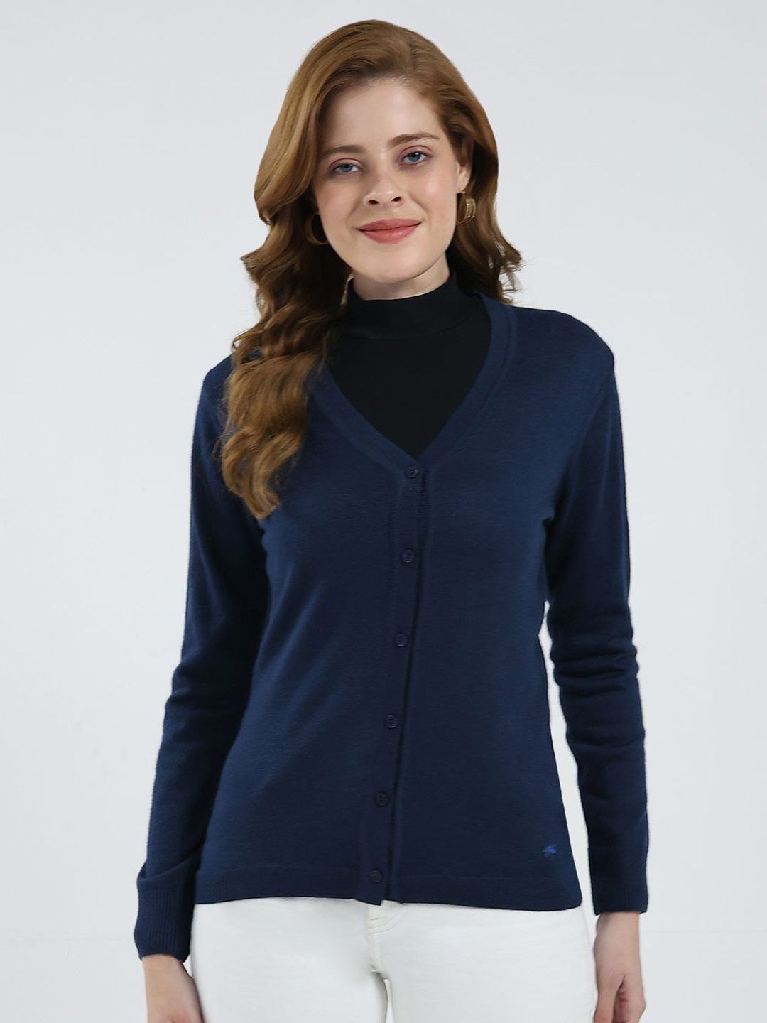 Monte Carlo Women V-Neck Cardigan Sweater-picture-26