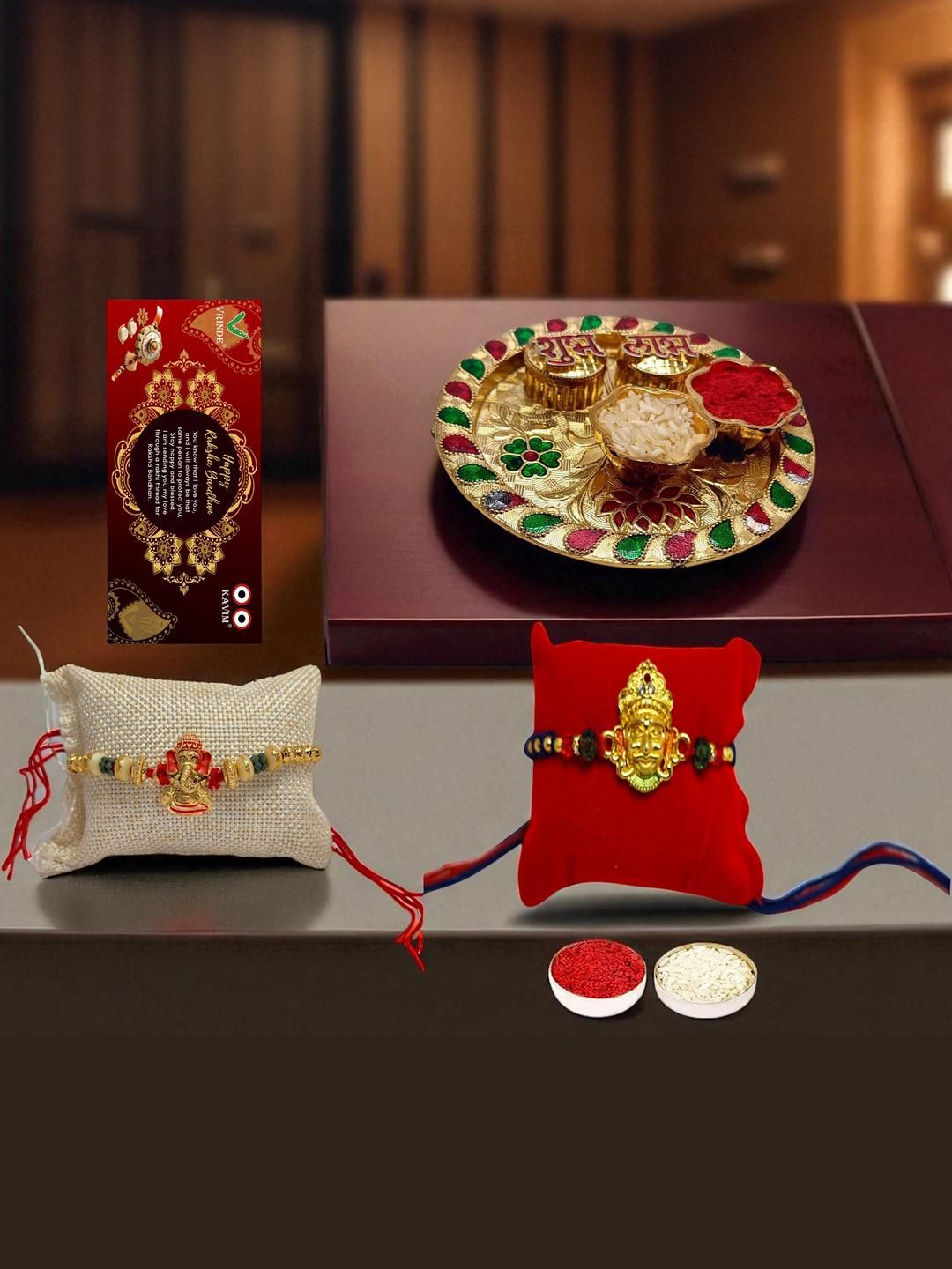 Vrinde 3Pcs Wraparound Rakhis-picture-30