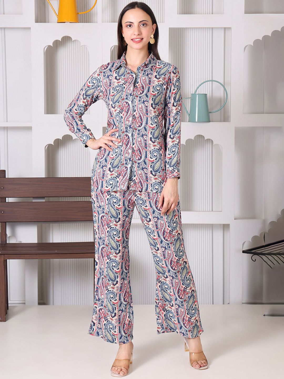 KWEEN Printed Shirt With Trouser-picture-10