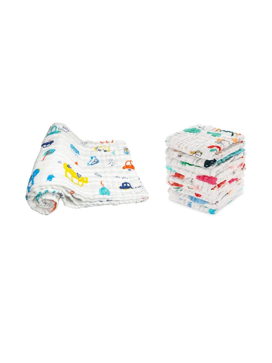 Teri Beri 1Pc Solid Cotton Towel Set-image-49