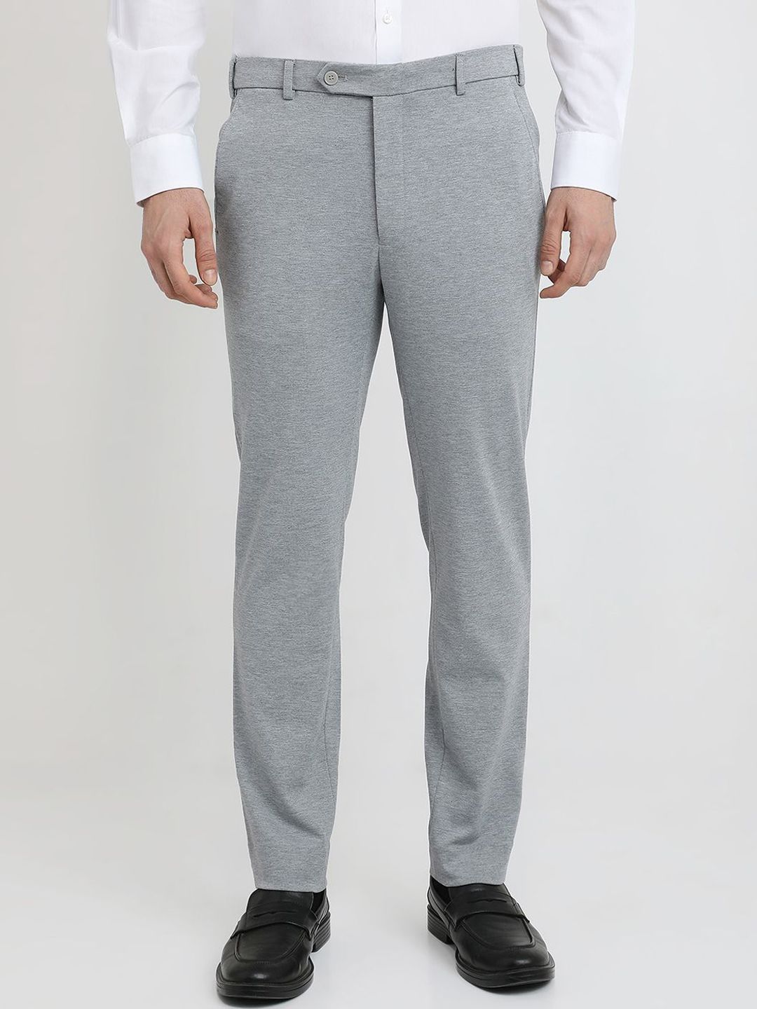 Park Avenue Men Original Slim Fit Cotton Formal Trousers-picture-19