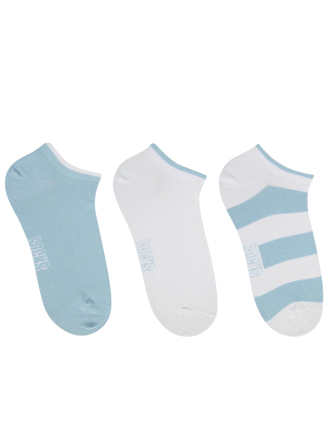 SocksXpress Men Pack of 3 Printed Cotton Ankle Length Socks-picture-15