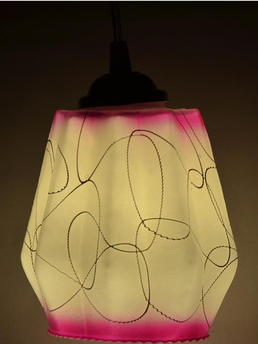 SOMIL Printed Glass Cylinder Ceiling Lamps-image-22