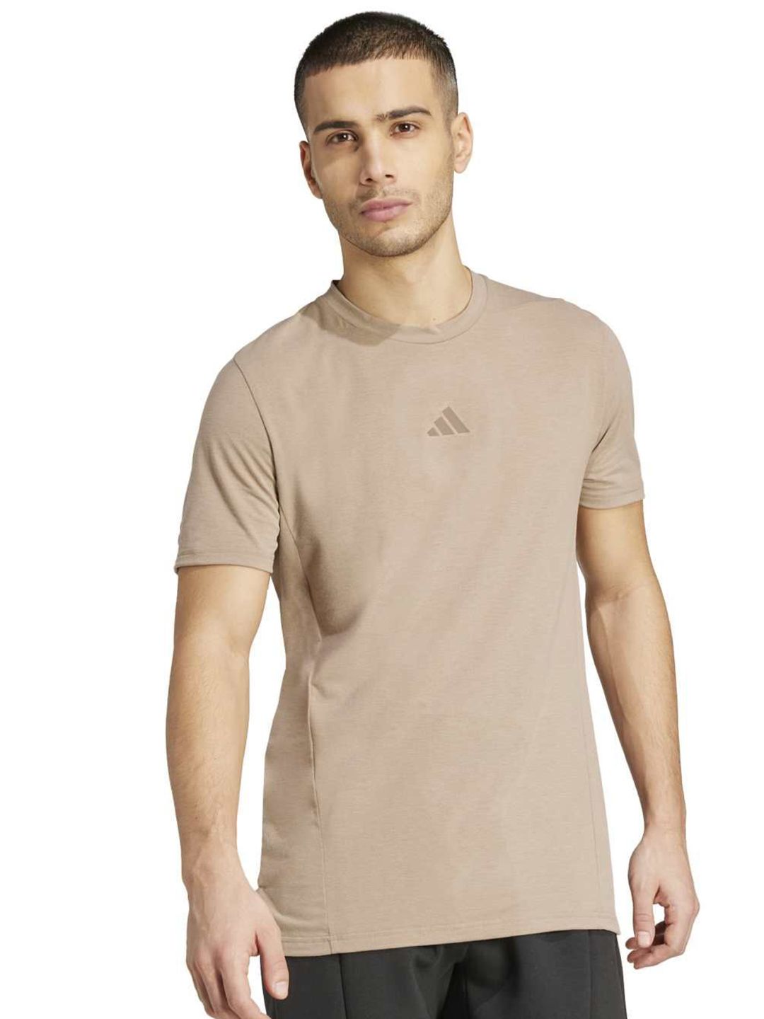ADIDAS Men Solid Round Neck Slim Fit T-shirt-picture-10