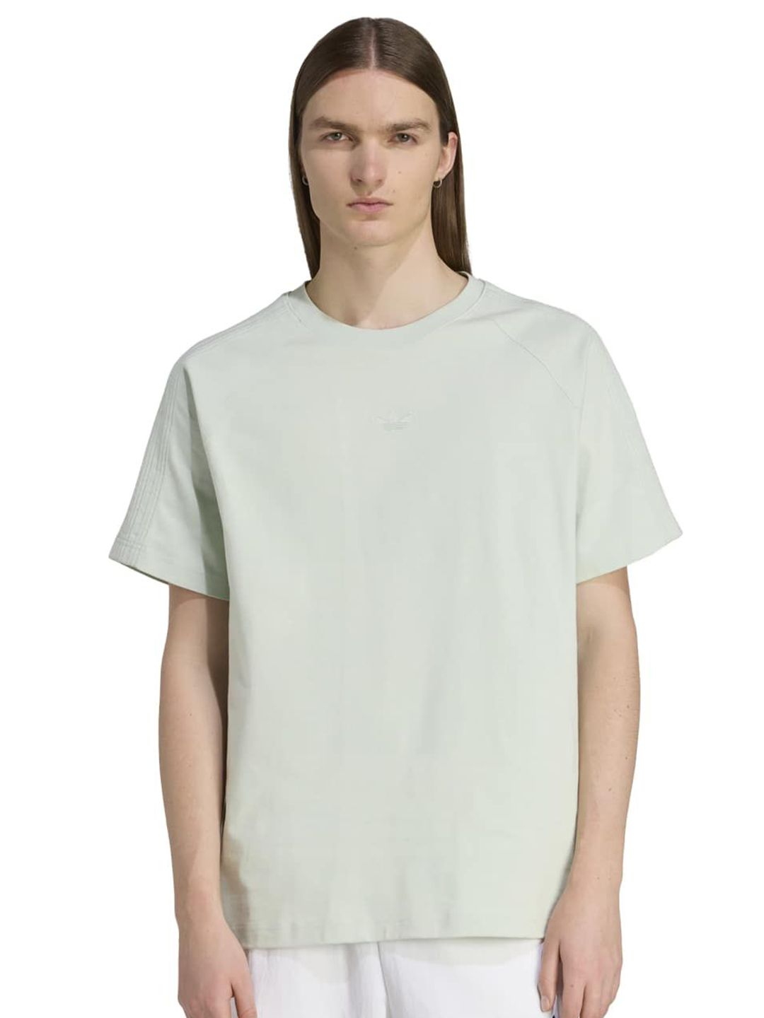 ADIDAS Originals Men Solid Printed Round Neck Cotton Relaxed Fit T-shirt-picture-39