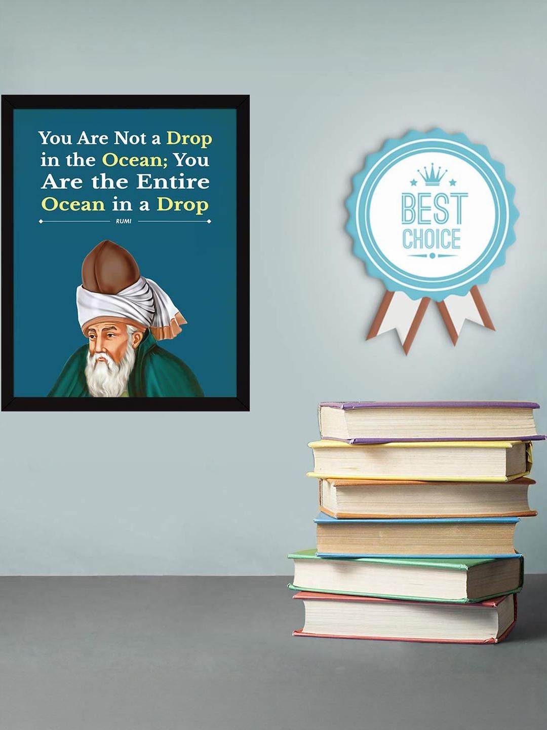 Chaka Chaundh Rumi Quotes Wall Art-picture-19