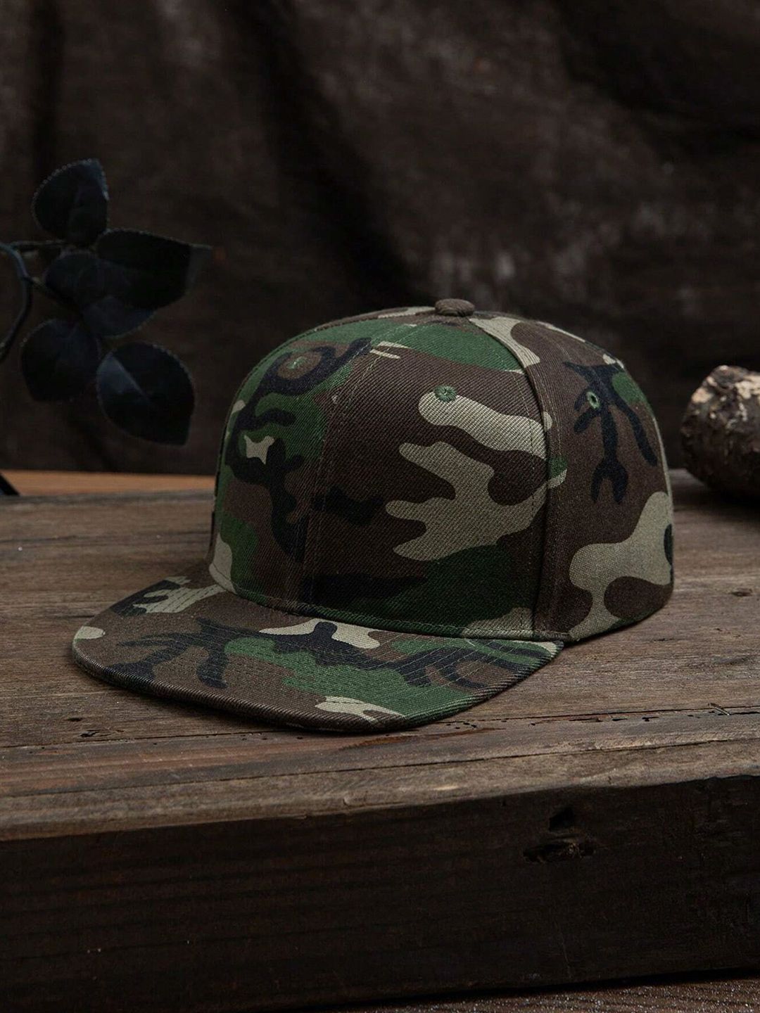 Infispace Men Camouflage Printed Cotton Snapback Cap-picture-27