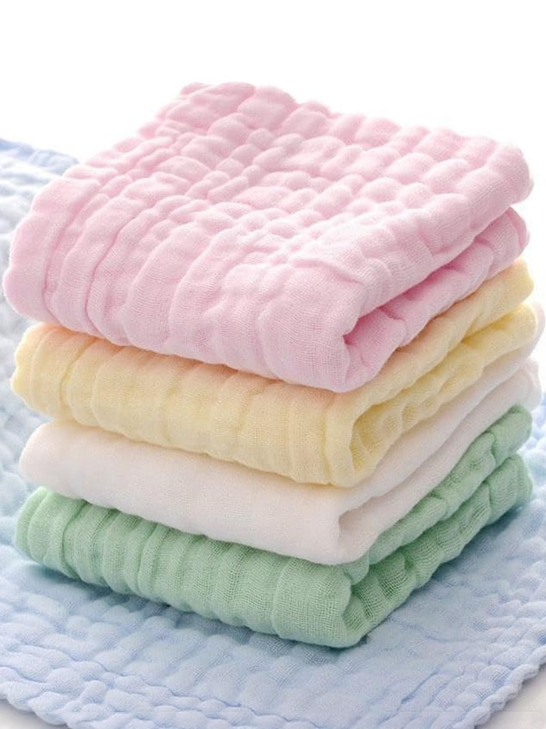 Teri Beri 5Pcs Solid Cotton Towel Set