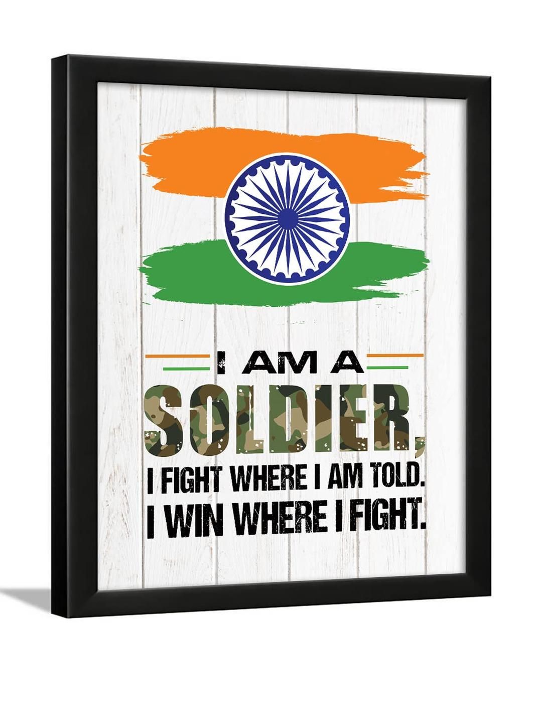 Chaka Chaundh Motivational Army Quotes Wall Art-picture-20