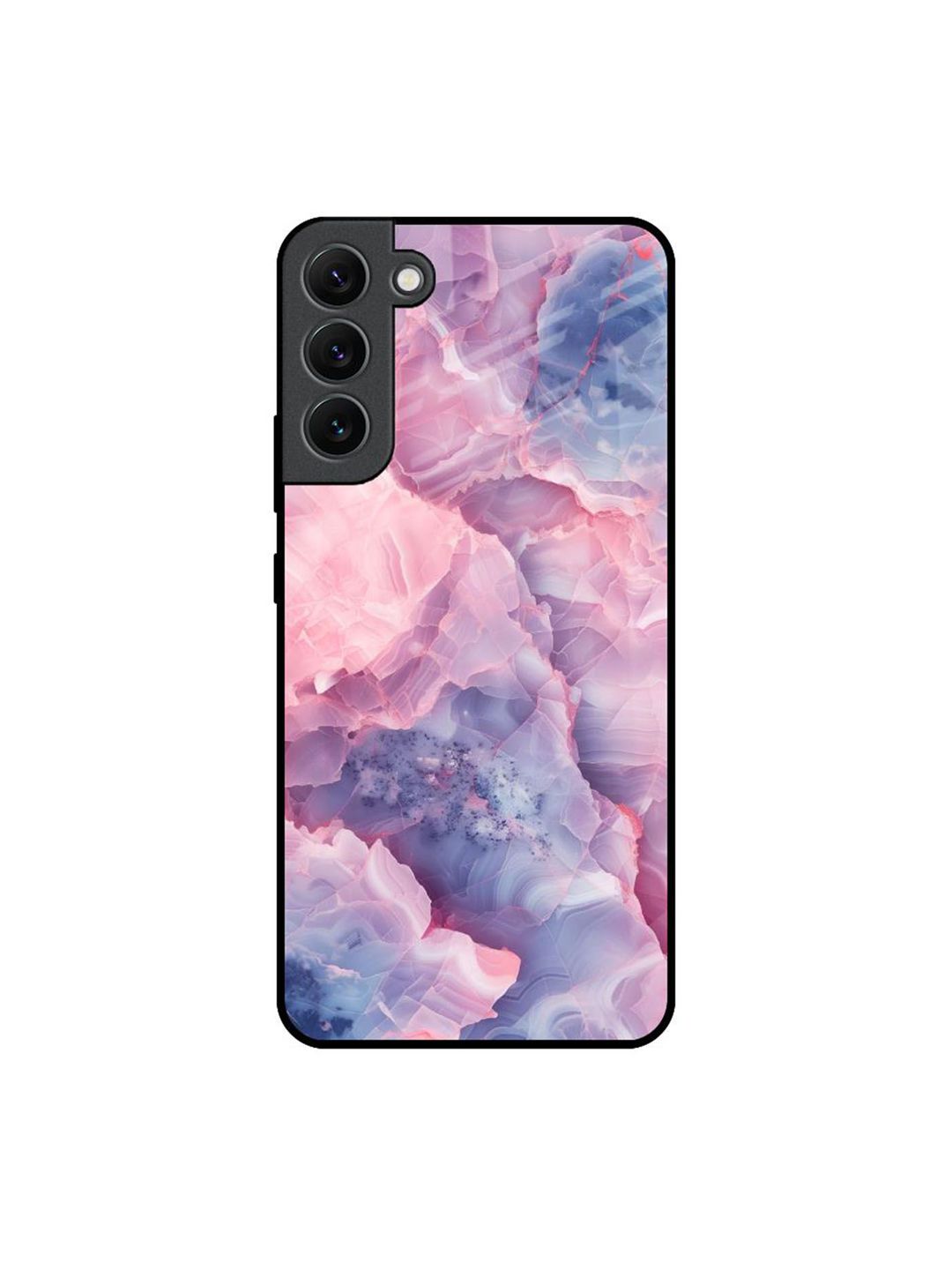 QRIOH Marble Veil Printed Samsung Galaxy S22 Plus Glass Back Case Mobile Accessories-picture-40