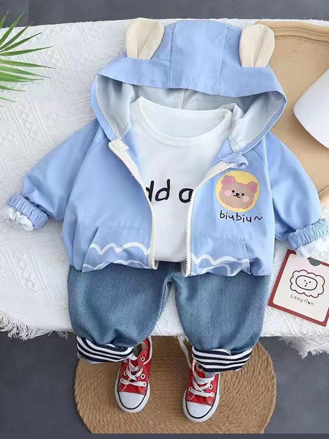 Bold N Elegant Kids Solid Clothing Set-picture-22