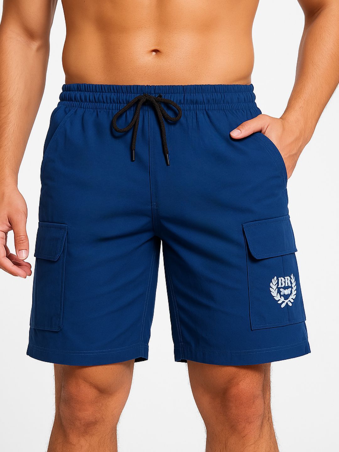 Zee Gold Mid-Rise Quick-Dry Boxers SHORTS NS AIRFORCE BLUE L-picture-25