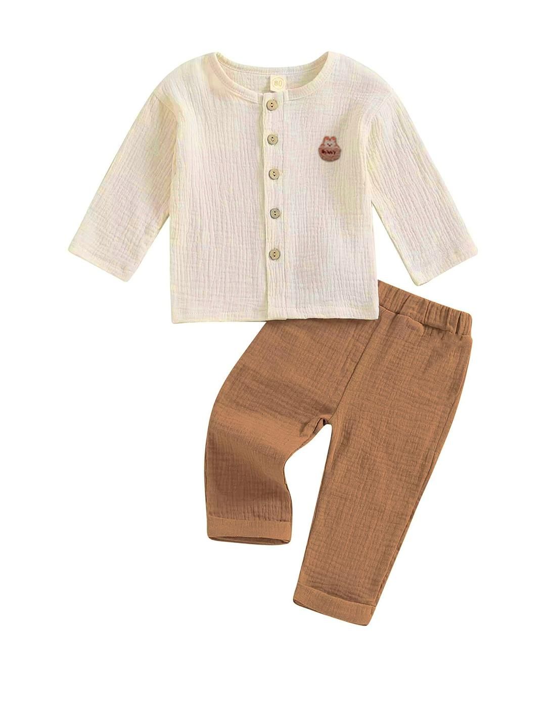 Bold N Elegant Boys Solid Clothing Set-picture-43
