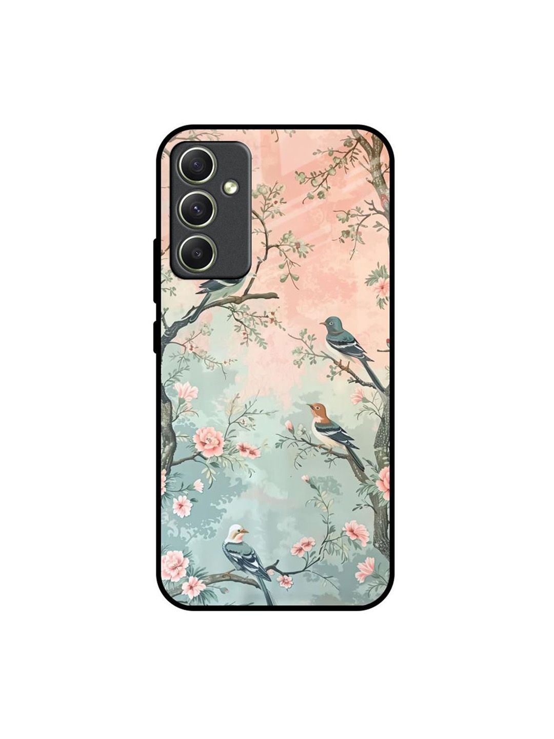 QRIOH Nature's Chorus Printed Sleek & Lightweight Silicone Samsung Galaxy A34 5G Back Case-picture-26
