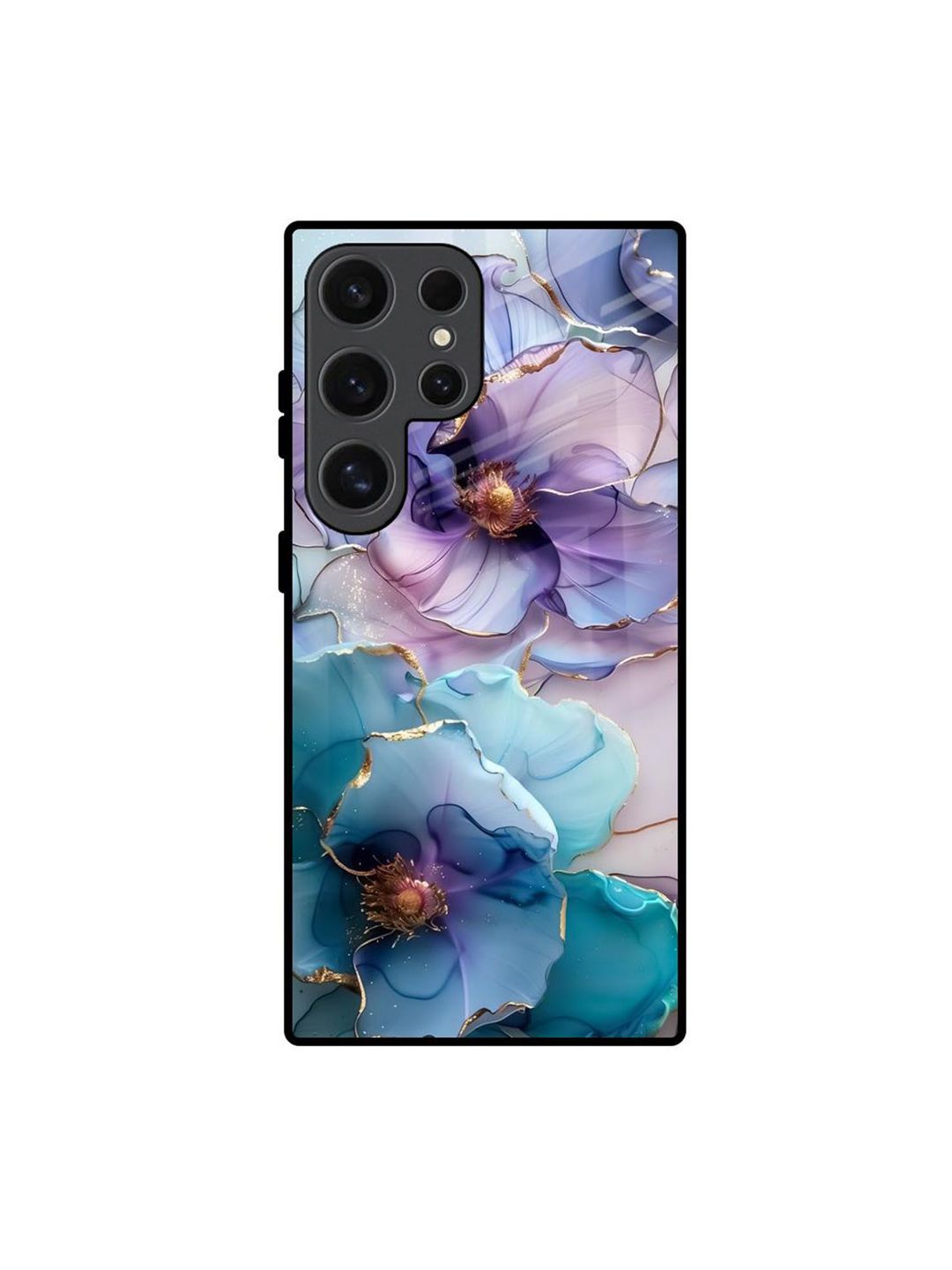 QRIOH Enchanted Floral Printed Samsung Galaxy S24 Ultra 5G Silicone Back Case-picture-23