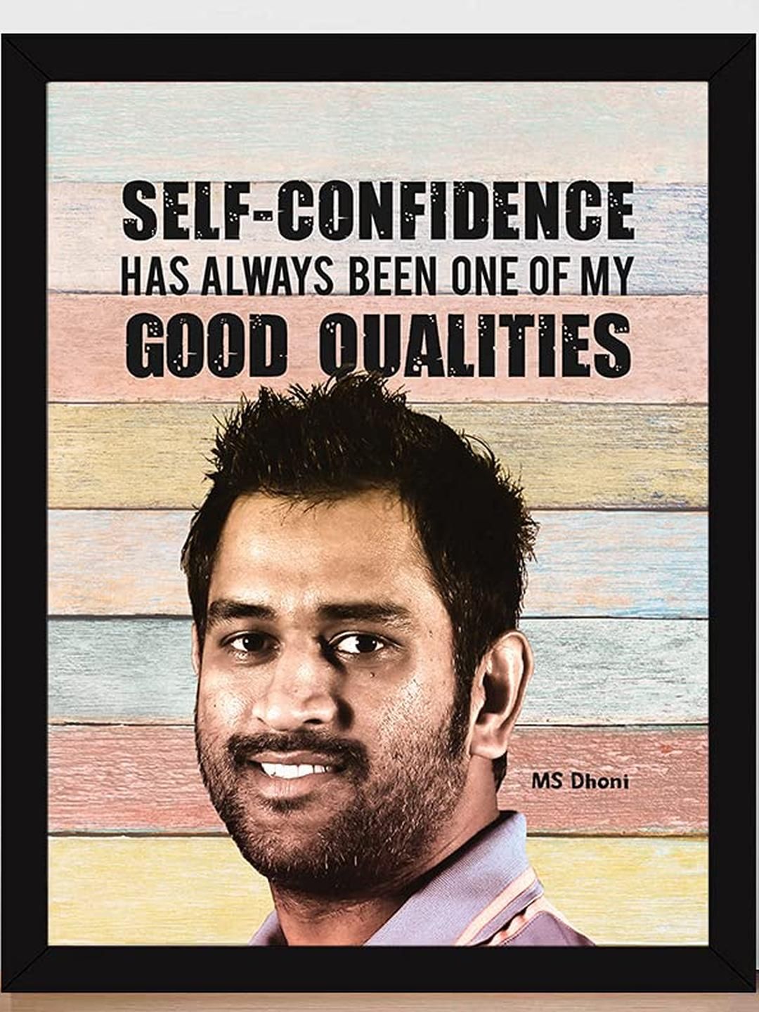 Chaka Chaundh MS Dhoni Quotes Wall Art-picture-10