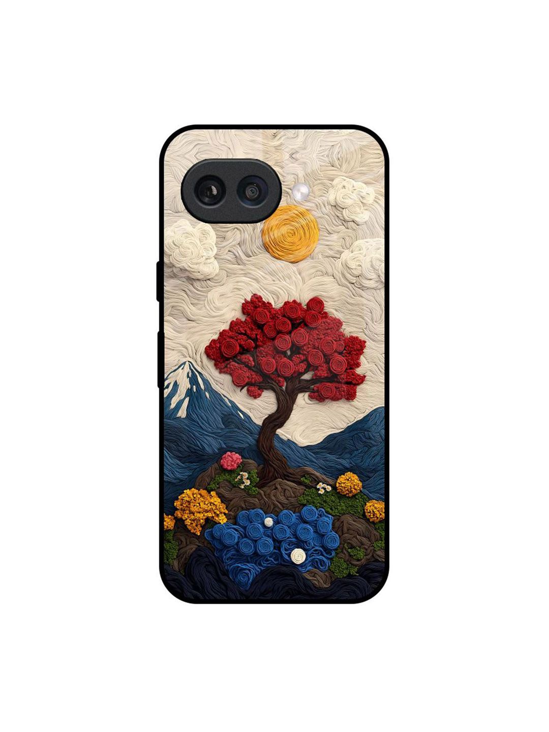 QRIOH Floral Printed Google Pixel 9A Silicone Back Case-picture-42