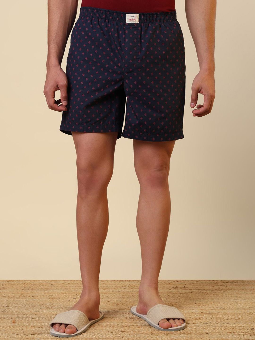 SleepZ by Raymond Printed Pure Cotton Mid-Rise Boxer AHBA00043-B8-picture-15