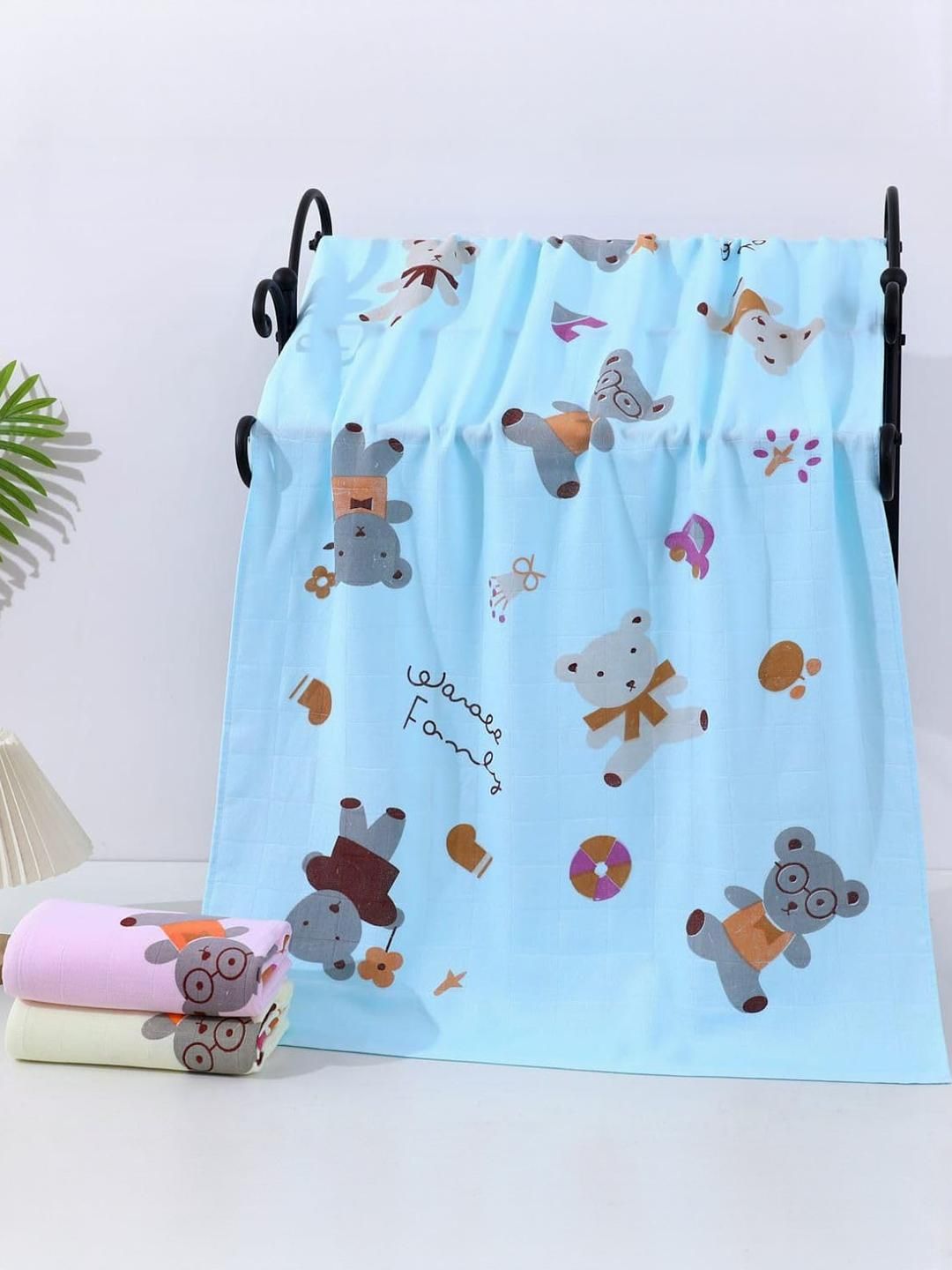 Teri Beri 1Pc Solid Cotton Towel Set-picture-12