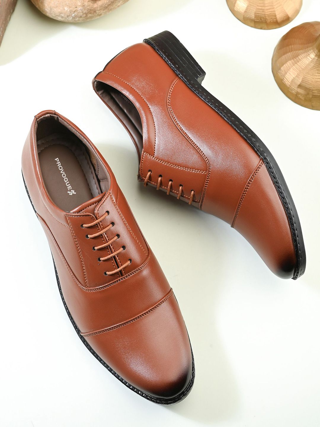 Provogue Men Leather Formal Derbys-picture-13
