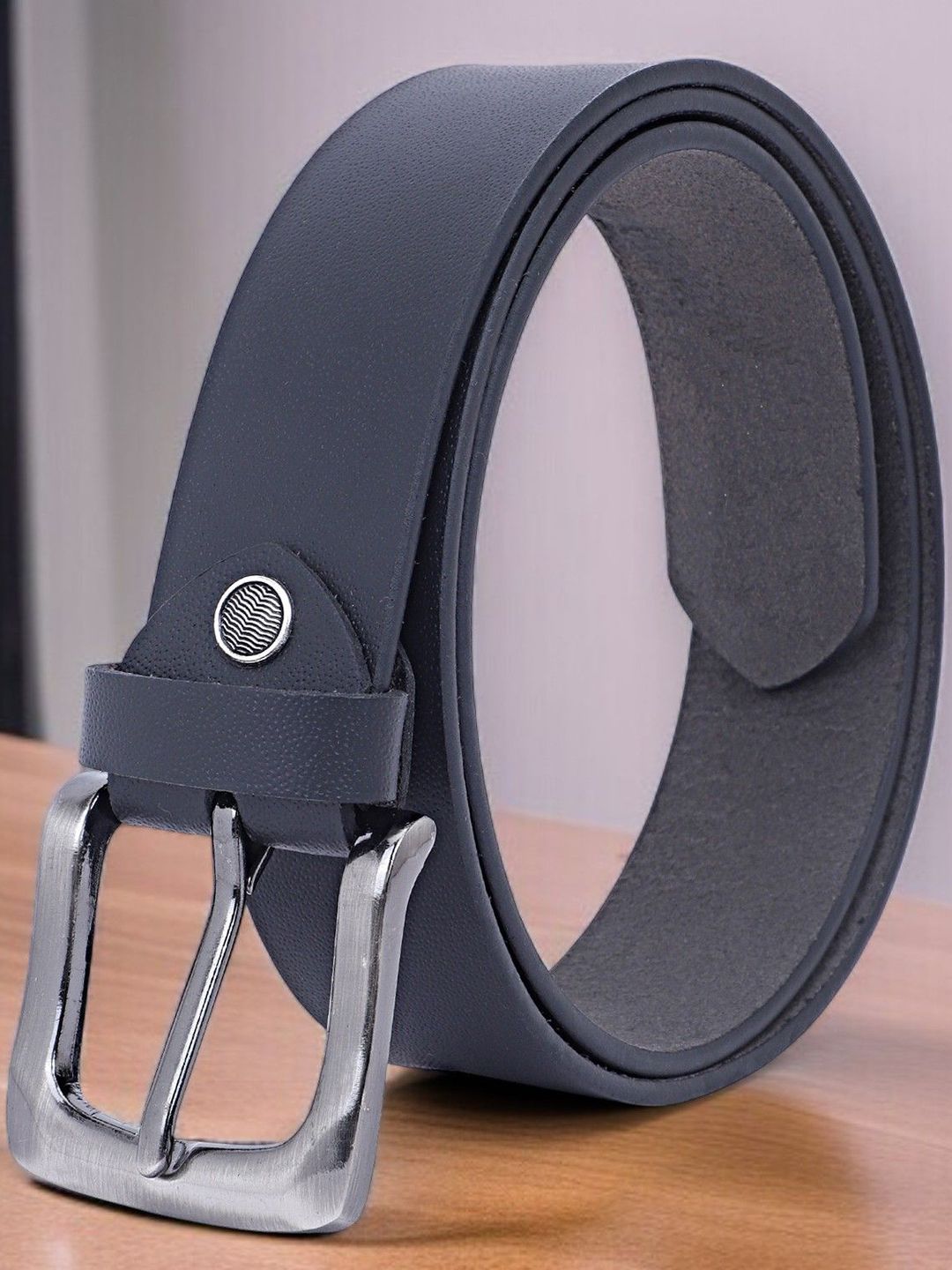 The Roadster Lifestyle Co. Men Textured Leather Formal Belt-picture-36