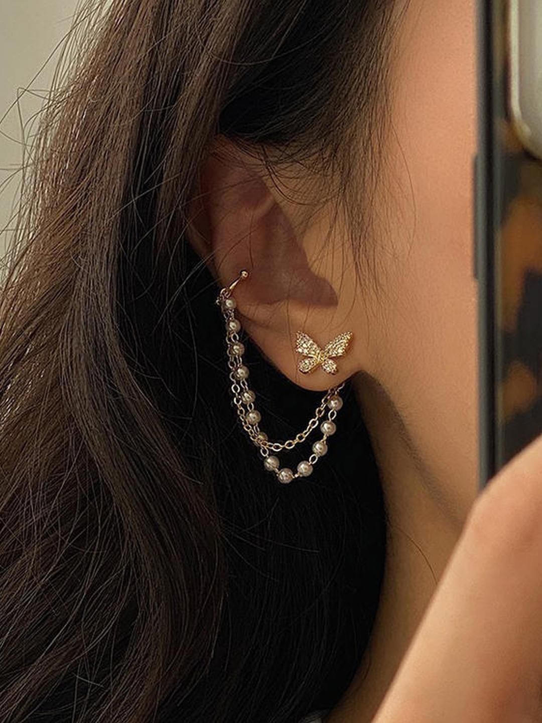 DressBerry Gold-Plated Ear Cuffs-image-16
