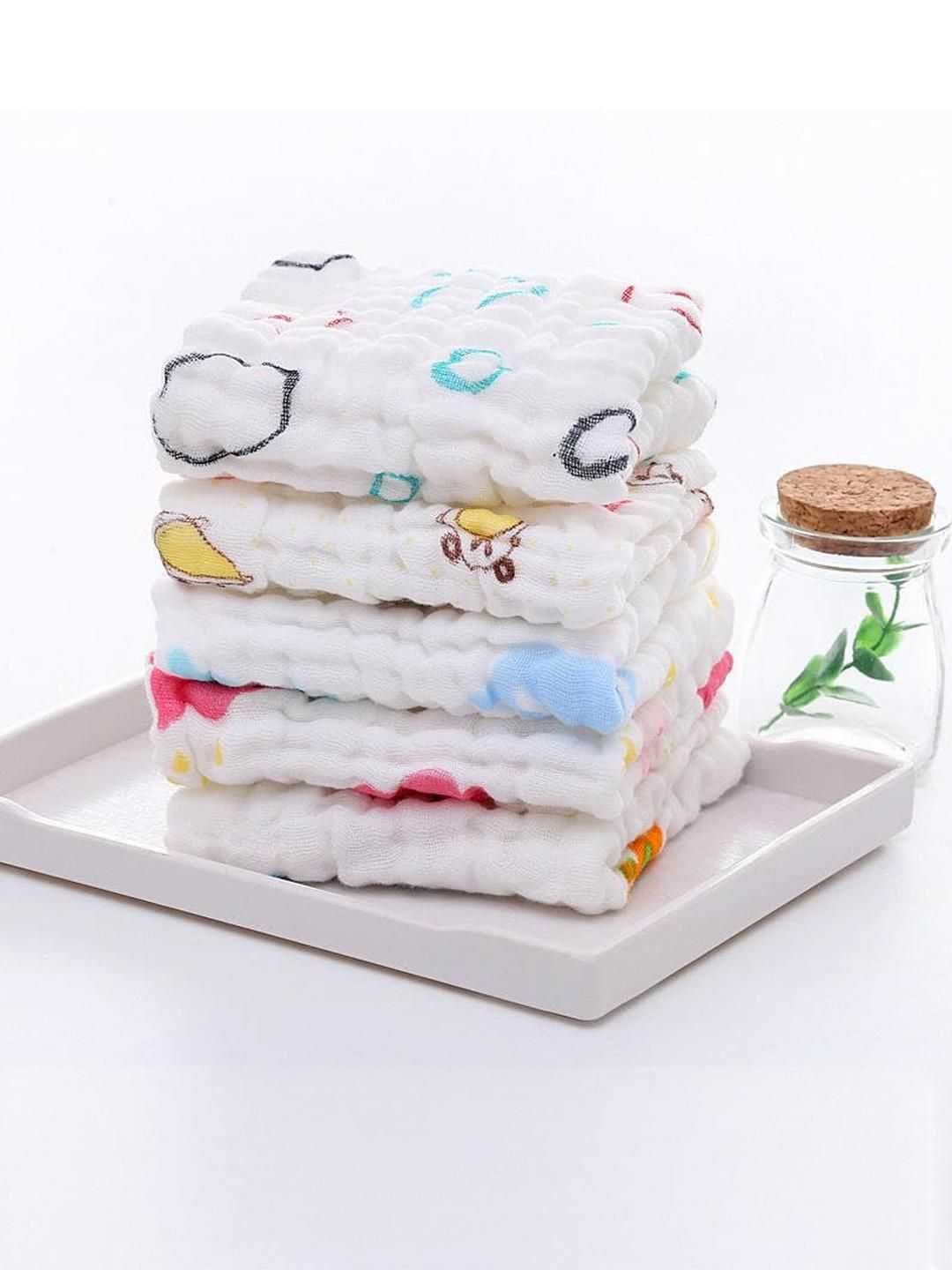 Teri Beri 5Pcs Solid Cotton Towel Set-picture-56