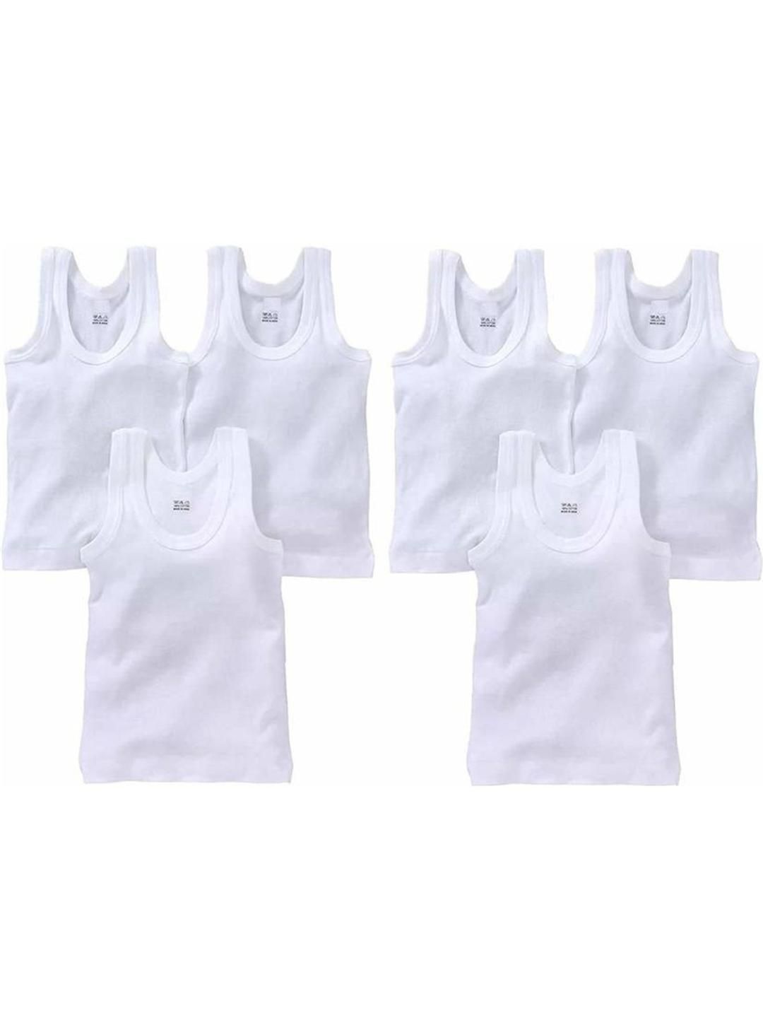 DESNUDA Boys Pack of 6 Cotton Vest-picture-21