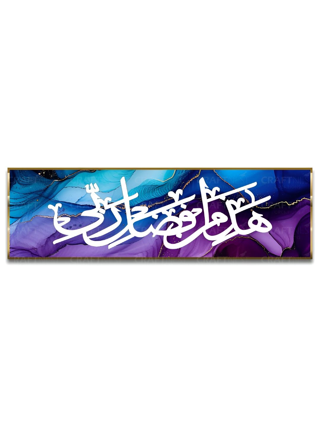 Craftnest creations Purple & White Single Piece Canvas Religious Wall Paintings-picture-13